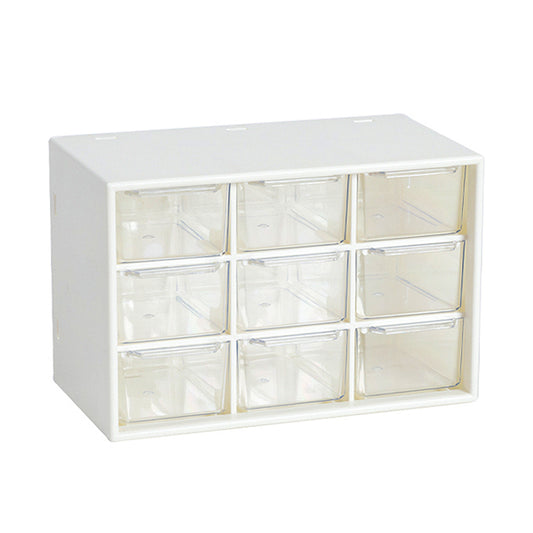 Transparent Plastic Desk Organizer and Stationery Storage Box
