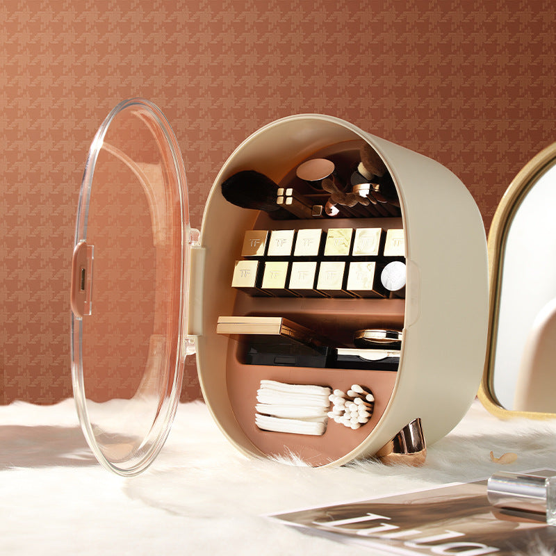 Multi-Compartment Cosmetic Storage Box and Organizer