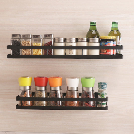 Metal Wall-Mounted Kitchen Spice Organizer Shelf