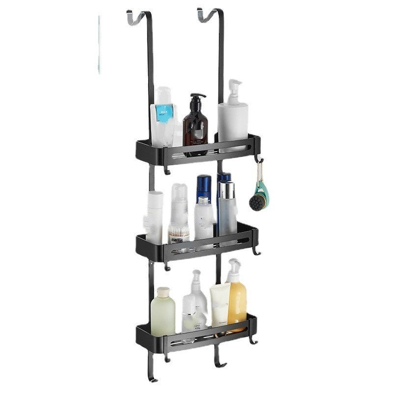 Aluminum Hanging Bathroom Shower Caddy Storage Organizer