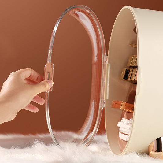 Multi-Compartment Cosmetic Storage Box and Organizer