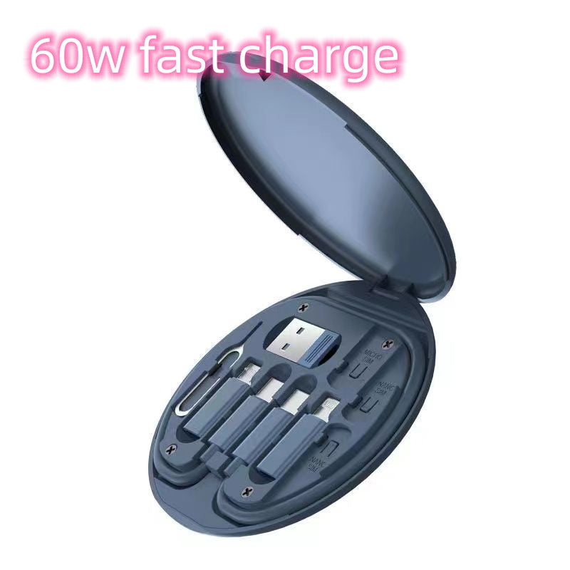 Multifunctional Data Cable Organizer with Phone Holder