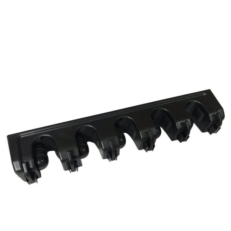 Wall-Mounted Plastic Mop and Broom Holder Clip