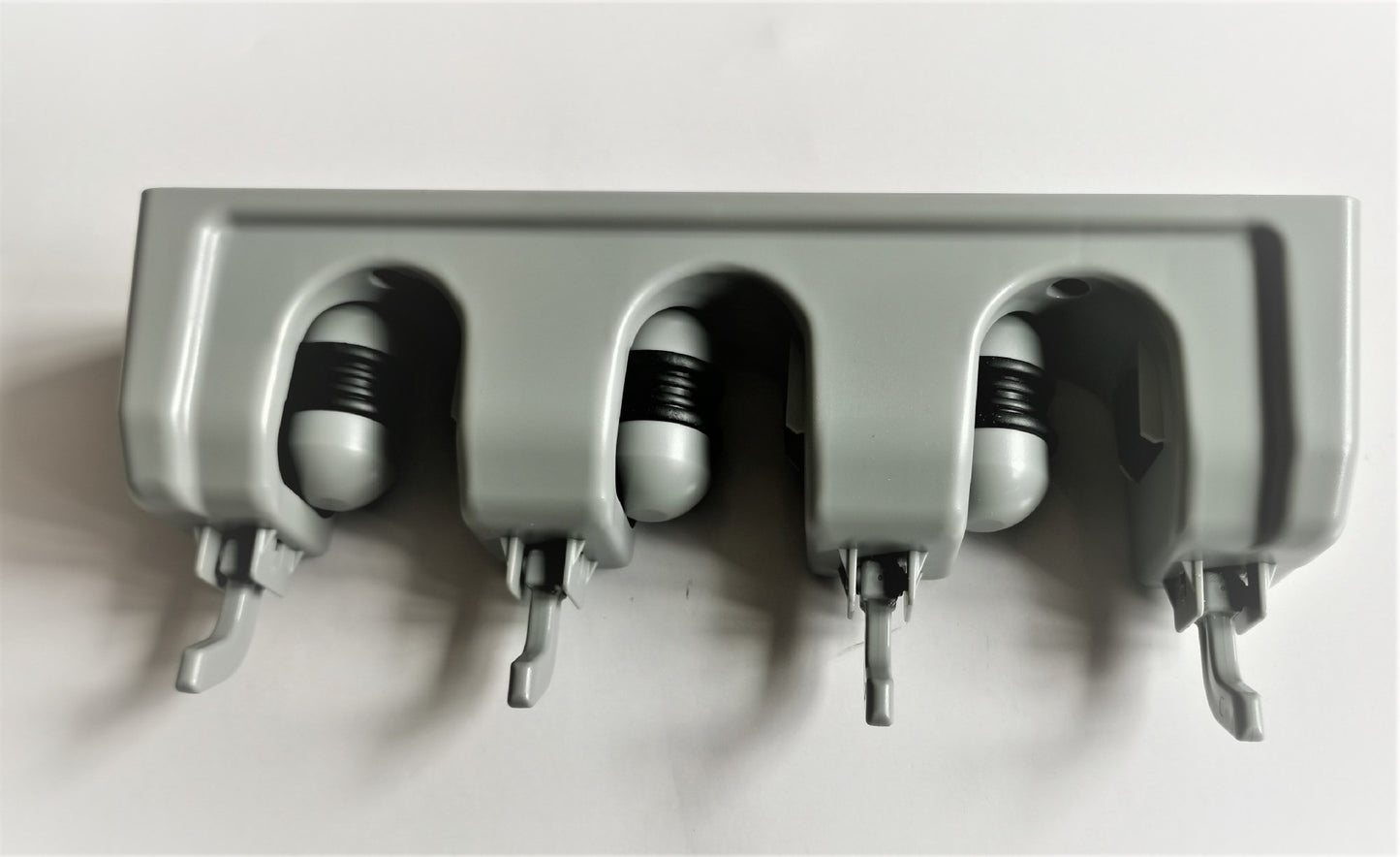 Wall-Mounted Plastic Mop and Broom Holder Clip