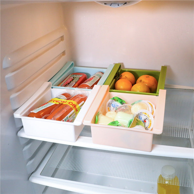 Stackable Plastic Kitchen Desktop Storage Box