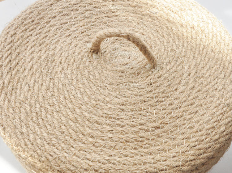 Japanese Style Fabric Tabletop Storage Basket with Lid