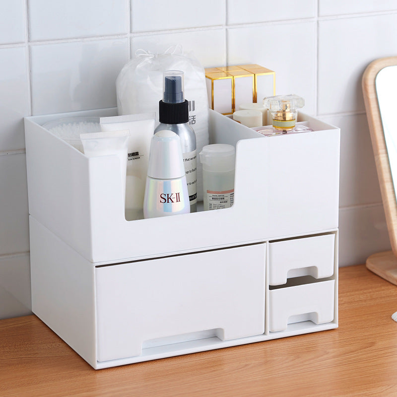 Minimalist Desktop Makeup & Stationery Organiser Caddy