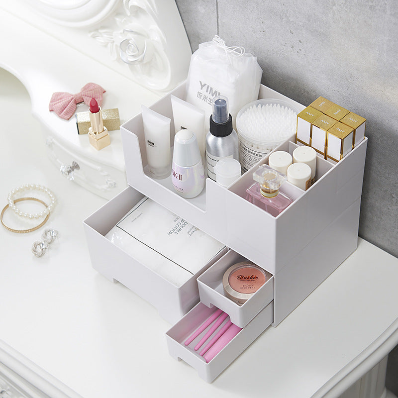 Minimalist Desktop Makeup & Stationery Organiser Caddy