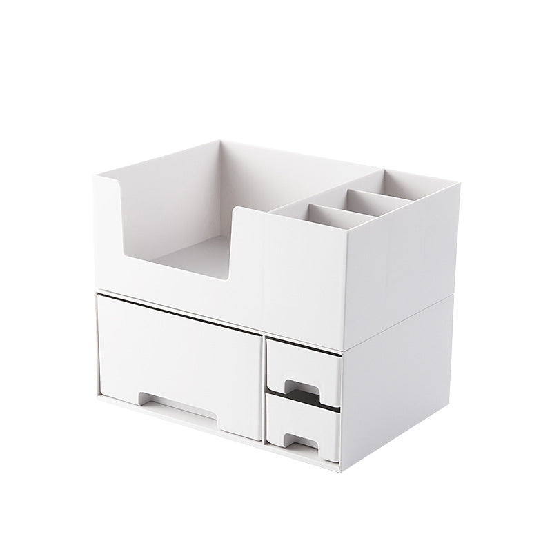 Minimalist Desktop Makeup & Stationery Organiser Caddy