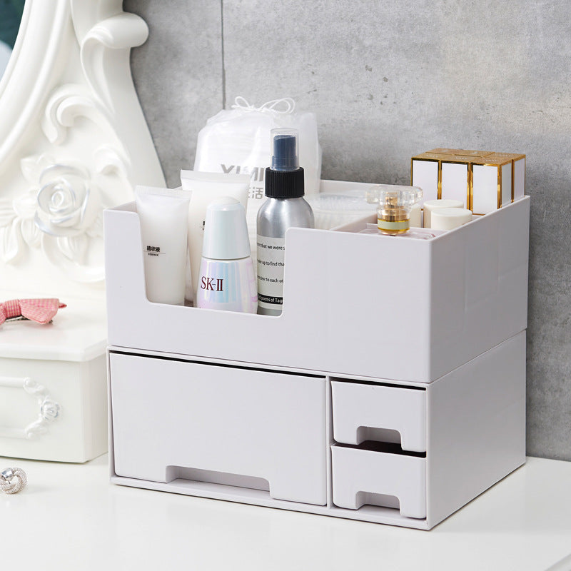 Minimalist Desktop Makeup & Stationery Organiser Caddy