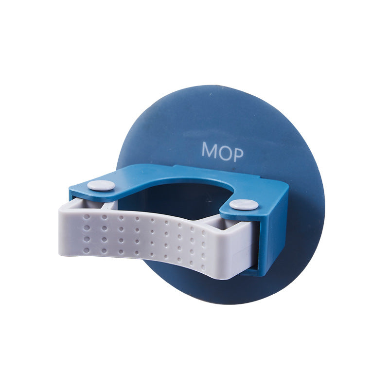 Wall-Mounted Mop and Broom Holder Clip for Home Storage