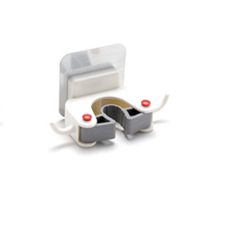 Nail-Free Wall Mount Mop and Broom Holder with Double Hooks