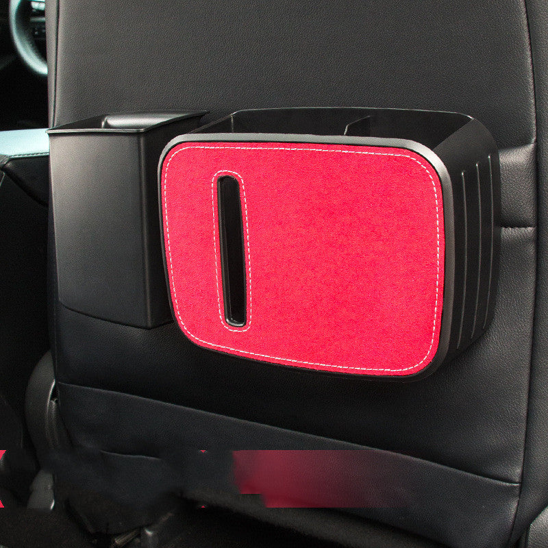 Waterproof Car Trash Can & Organizer - Seat Back Storage