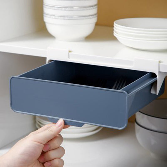 Self-Adhesive Under-Cabinet Hanging Storage Drawer