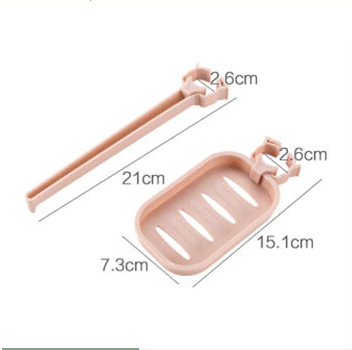 Clip-On Faucet Sink Caddy Adjustable Bathroom Organizer