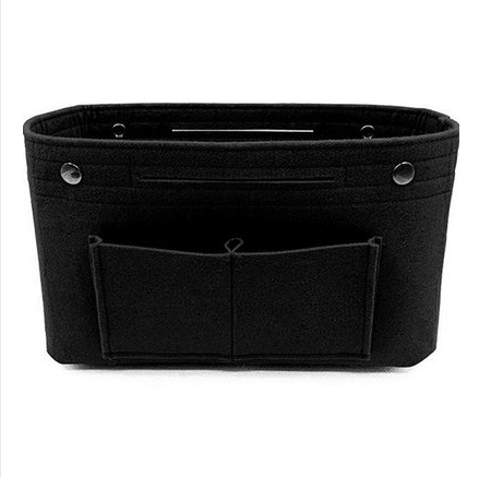 Multi-Pocket Felt Purse Organizer Insert & Makeup Bag
