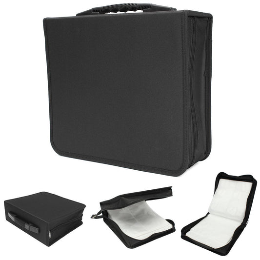 High-Capacity Oxford Cloth CD/DVD Storage Binder Wallet