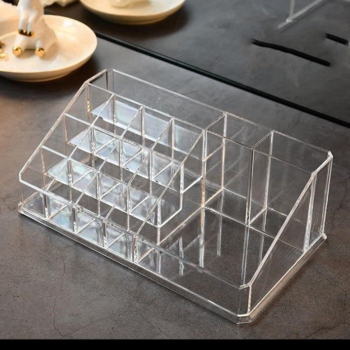 Stackable Clear Plastic Skincare & Jewelry Organizer
