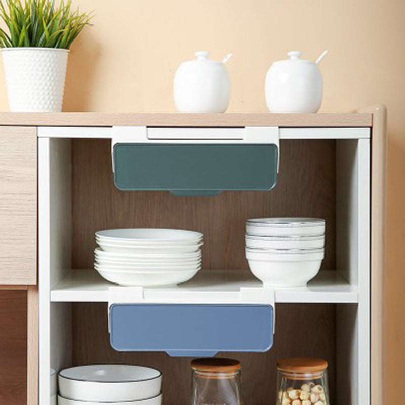 Self-Adhesive Under-Cabinet Hanging Storage Drawer