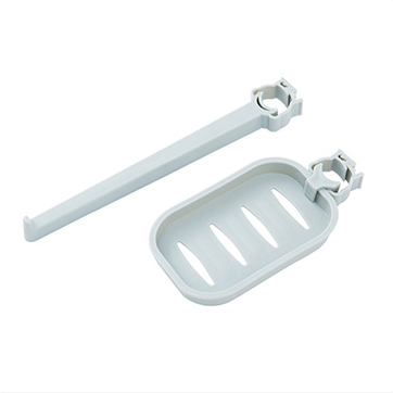 Clip-On Faucet Sink Caddy Adjustable Bathroom Organizer