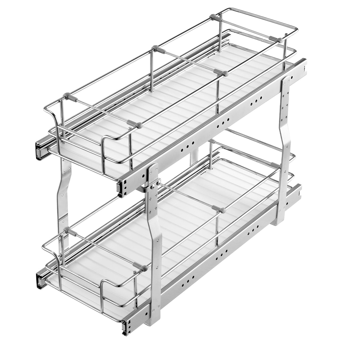 2-Tier Wire Pull-Out Under Sink Organizer, 8.5"W x 21"D x 15"H