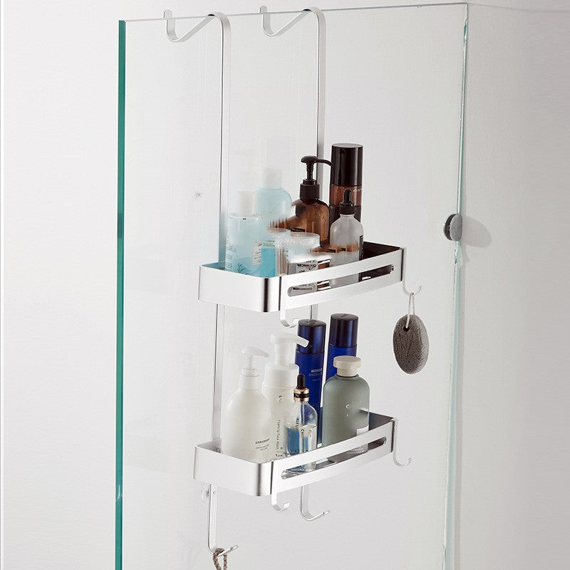 Aluminum Hanging Bathroom Shower Caddy Storage Organizer