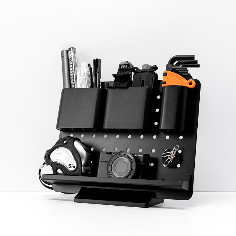 Aluminum Magnetic Desktop Organizer Storage Rack