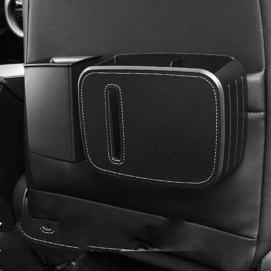 Waterproof Car Trash Can & Organizer - Seat Back Storage