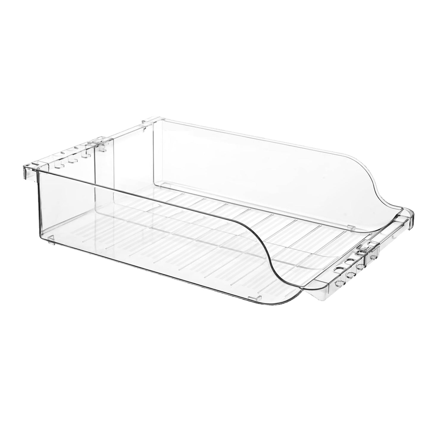 4Pcs Adjustable Width Clear Soda Can Organizers for Fridge