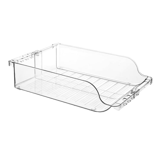 4Pcs Adjustable Width Clear Soda Can Organizers for Fridge