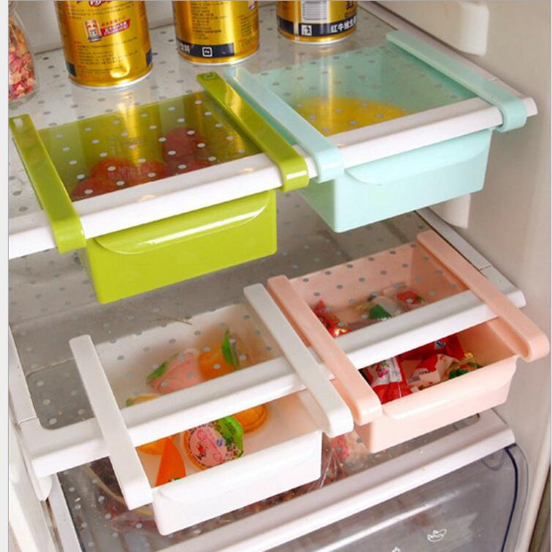 Pull-Out Refrigerator Drawer Organizer - 6.5x6.1x2.8 In