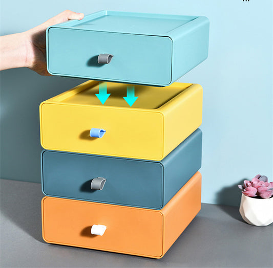 Stackable Desktop Organiser Drawer for Office & Cosmetics