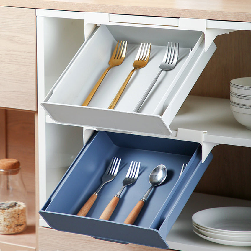 Self-Adhesive Under-Cabinet Hanging Storage Drawer