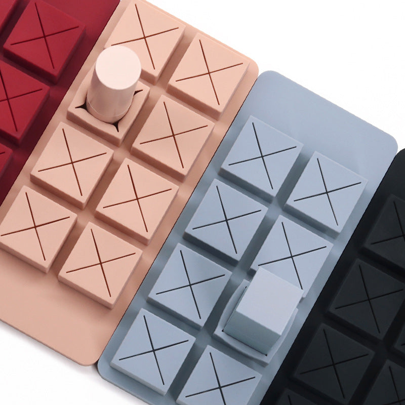 Chocolate-Style Silicone Lipstick & Cosmetic Organizer