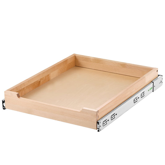 Pull Out Wood Cabinet Organizer with Soft Close - 17"W x 21"D