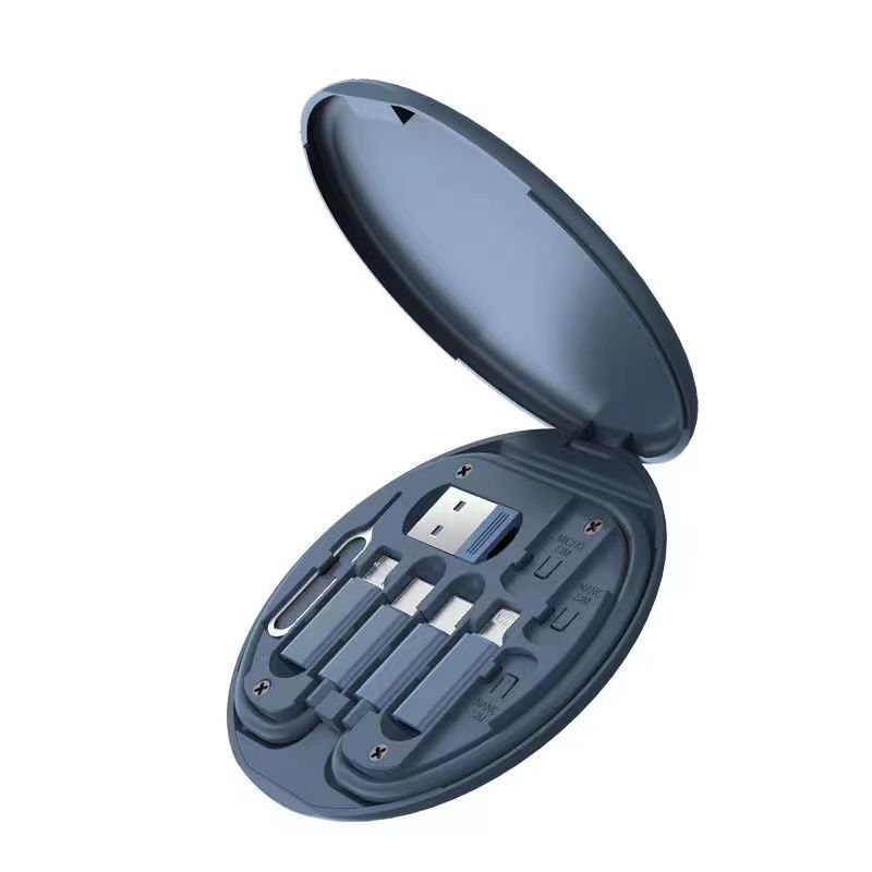 Multifunctional Data Cable Organizer with Phone Holder