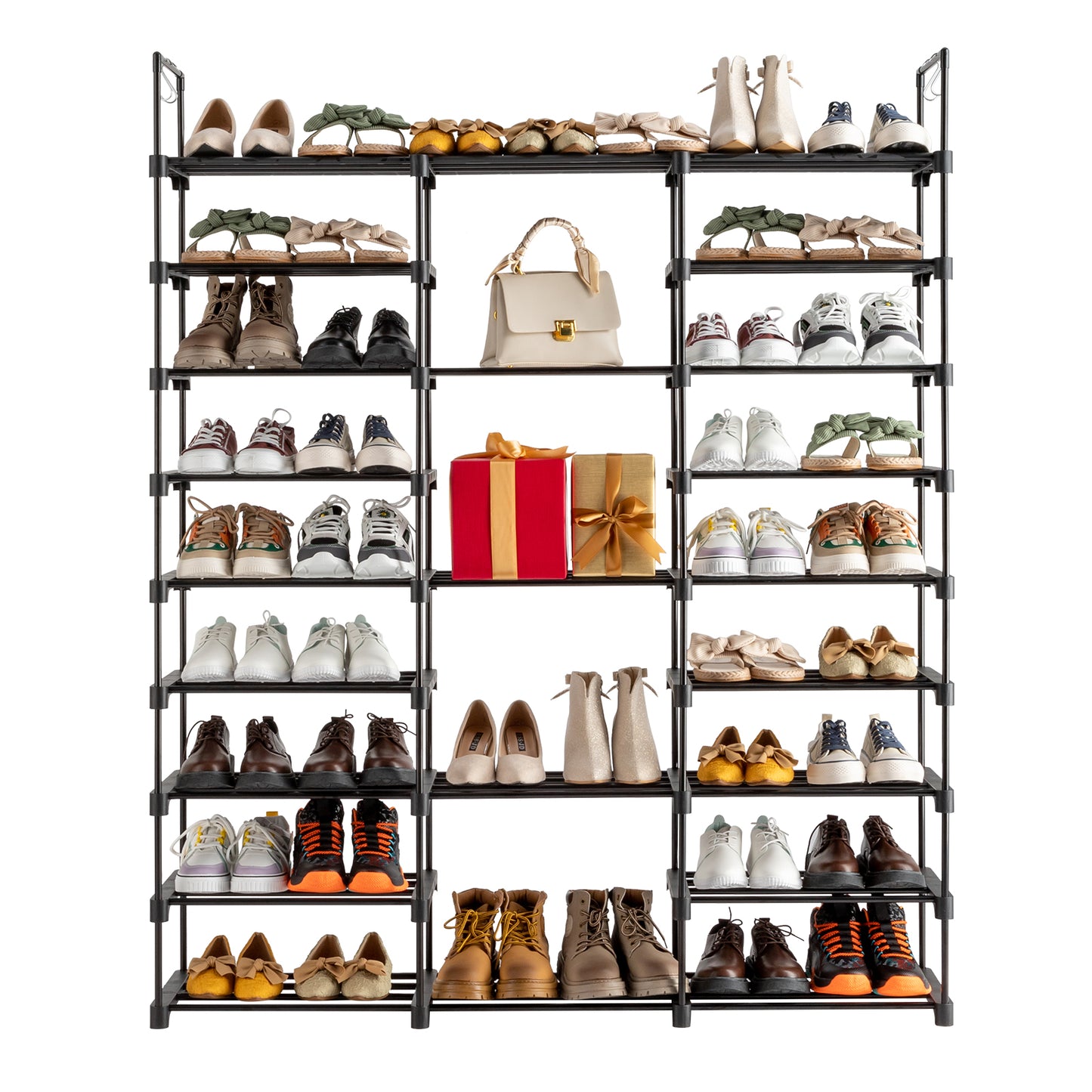 9-Tier Large Shoe Rack Organizer, Holds 50-55 Pairs