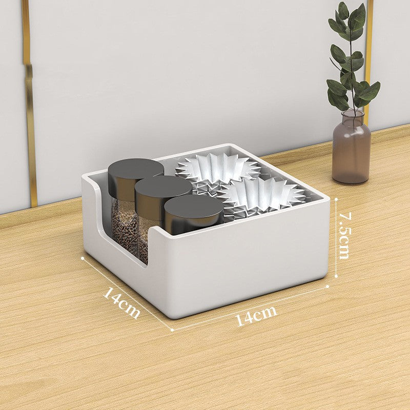 Compact Plastic Wardrobe & Drawer Storage Organizer Box