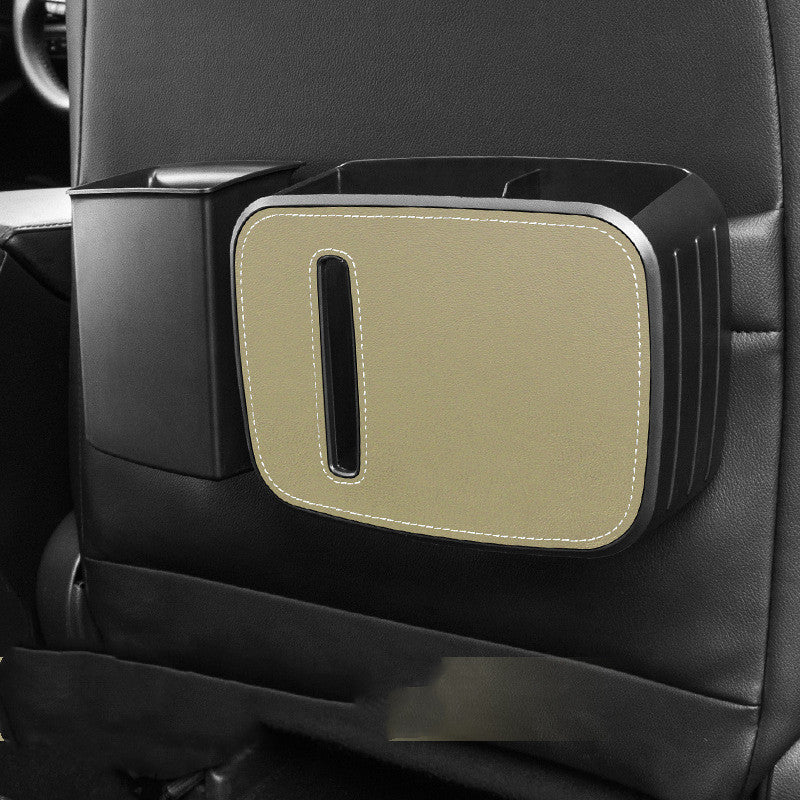 Waterproof Car Trash Can & Organizer - Seat Back Storage