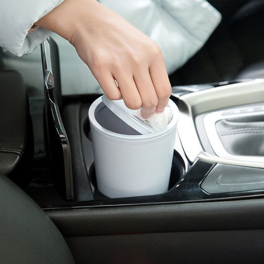Compact Car Storage Bin and Tissue Holder - PP Plastic